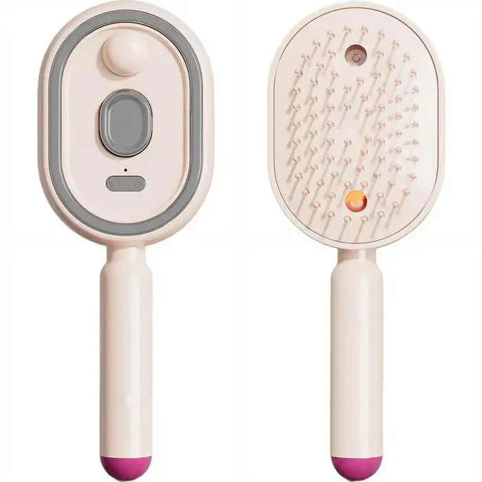 Peigne de massage capillaire avec fonction de pulvérisation hydratante, brosse de massage du cuir ch