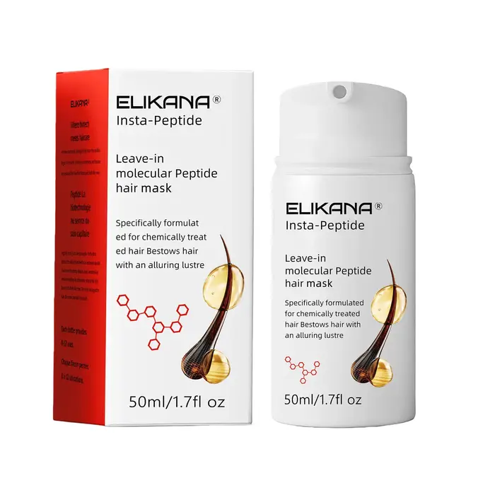 Masque capillaire moléculaire sans rinçage, adapté aux cheveux secs ou abîmés, soins pour cheveux ab
