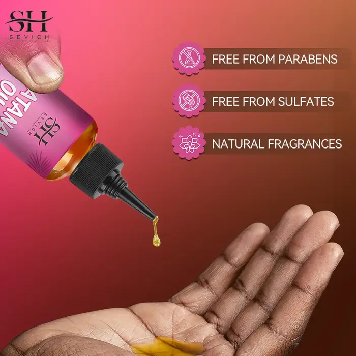 Huile de Batana naturelle 100% Pure pour la croissance des cheveux