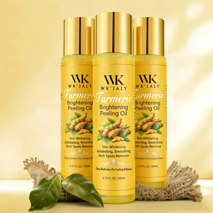 WK JALY Huile exfoliante éclaircissante au curcuma
