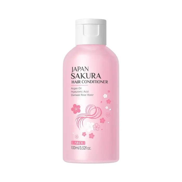 Shampooing/après-shampoing LAIKOU Japan Sakura pour réparer les cheveux abîmés, hydratant, nourrissa