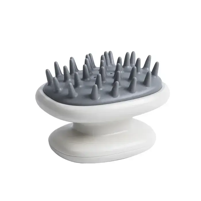 Brosse de massage du cuir chevelu en silicone, shampooing, corps, lavage des cheveux, peigne, bain, 