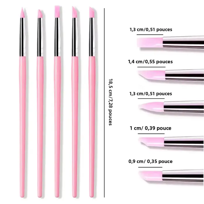 Brosse à ongles en Silicone