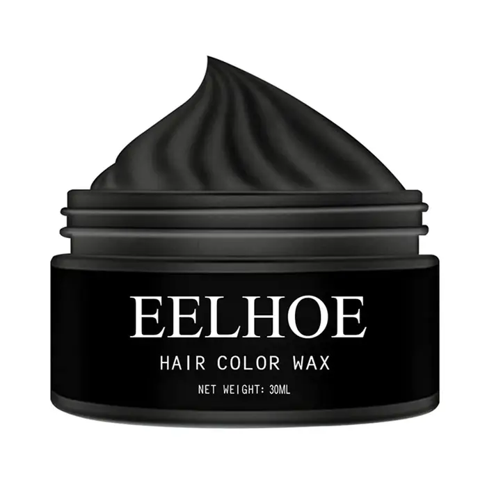 Shampoing de coloration capillaire lavable, coloration instantanée, cire capillaire naturelle mate, 
