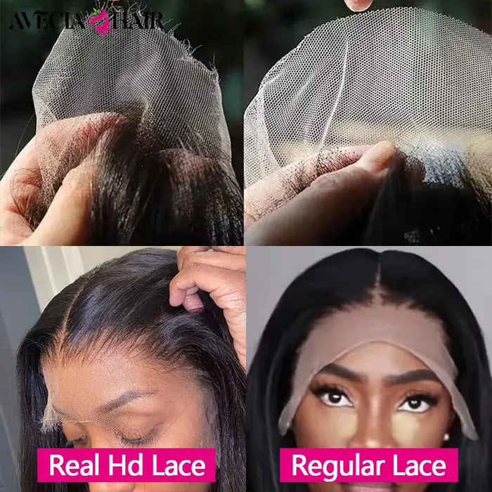 28 Pouce Perruques cheveux humains perruque cheveux humains brésiliens solde transparent hd 13x4 lac