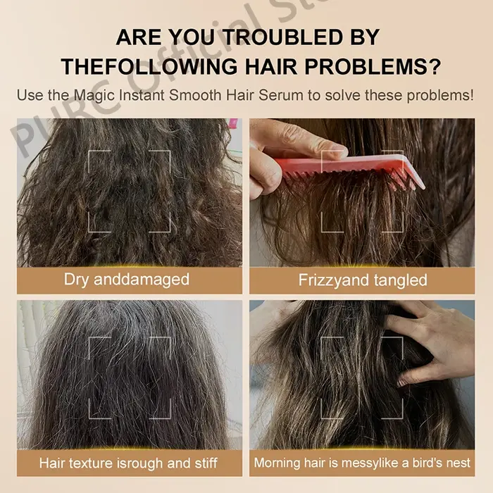 PURC – huile magique lissante pour cheveux