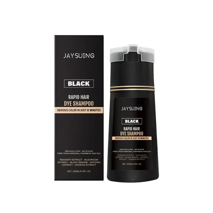Shampoing de teinture capillaire 3 en 1 pour hommes
