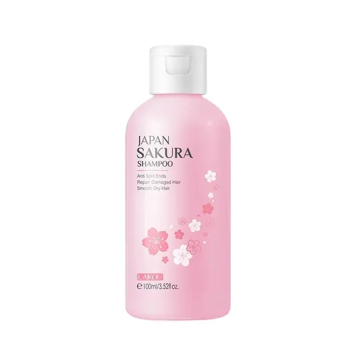 Shampooing/après-shampoing LAIKOU Japan Sakura pour réparer les cheveux abîmés
