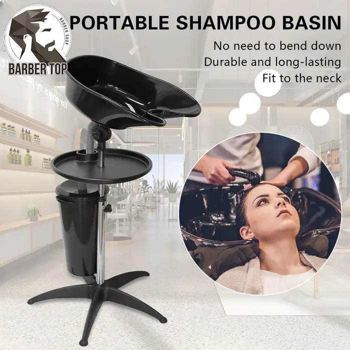 Ensemble de bols de shampoing mobiles portables