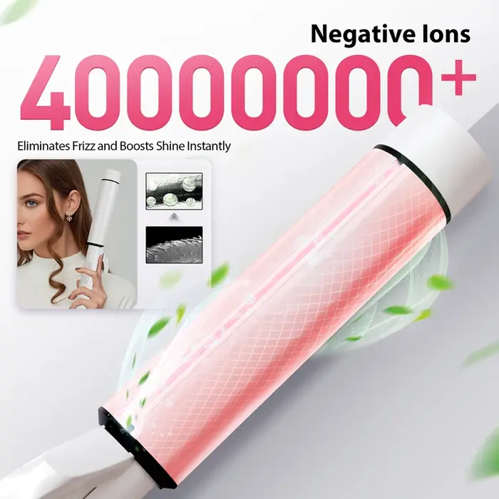 Baguette à friser Extra Large de 1.5 pouces pour cheveux longs, baril de Tourmaline en céramique, Io