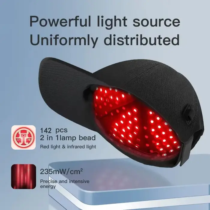 Casque de Croissance Capillaire à Lumière Rouge 2026 – Dispositif Thérapeutique Infrarouge Anti-Chute de Cheveux –