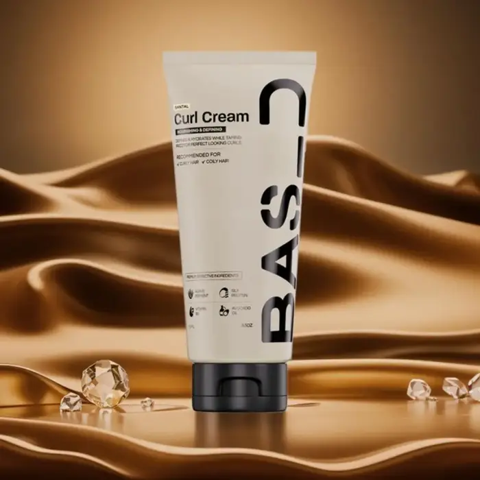 Crème coiffante Santal Curl BASED : Fixation longue durée