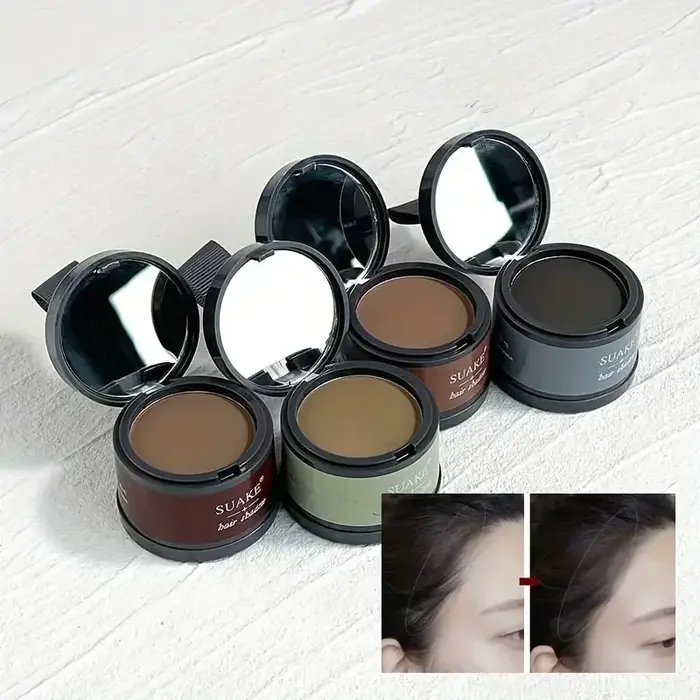 Poudre de contour de ligne de cheveux-réparation de cheveux et remplissage d'ombre outil de maquillage de remplacement de ligne de cheveux de front