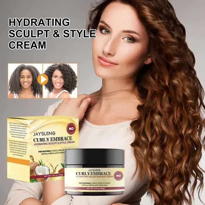 Crème volumisante pour cheveux bouclés