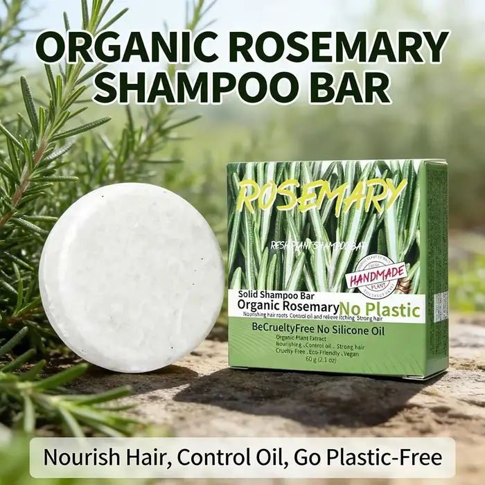 Shampooing Solide Naturel au Romarin