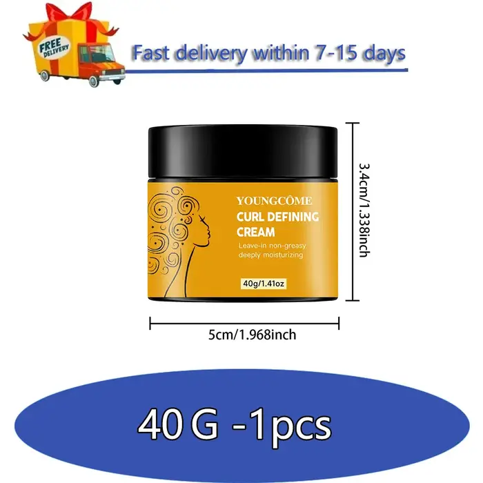 Curl définissant la crème coiffant sculptant crépus ondulés Boost élastine volumisant moelleux épais