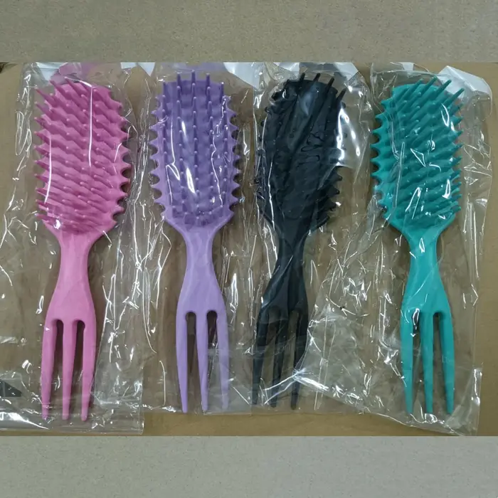 Peigne démêlant à dents larges pour cheveux humides et secs