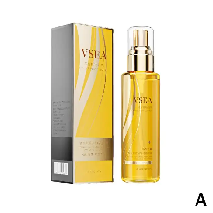 Huile Essentielle Capillaire en Spray 100ml pour Femme – Anti-Frisottis, Brillance et Parfum – Soin 