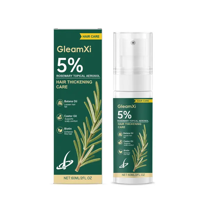 Spray épaississant pour cheveux à la rosmarine, réparation des dommages, nourrissant le cuir chevelu