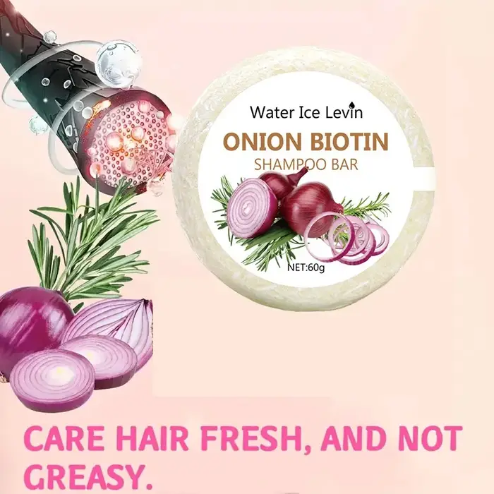 Savon Shampoing à l'oignon et à la biotine - 60 g