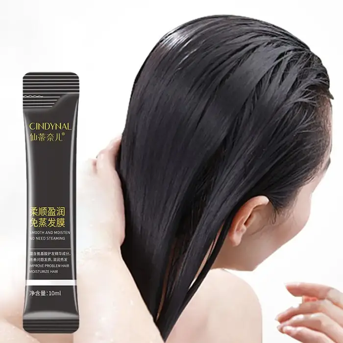 Masque capillaire à la kératine pour cheveux abîmés