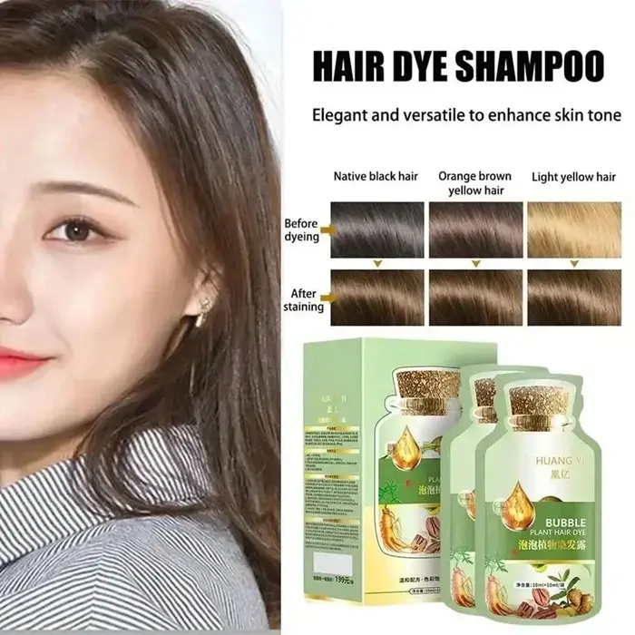 Shampooing pour couvrir les cheveux gris