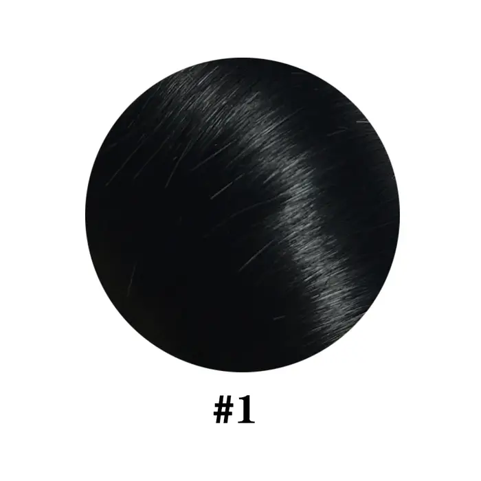 Extensions de cheveux brésiliens Remy à clips, cheveux lisses, couleur noire naturelle, 20 22 24 26