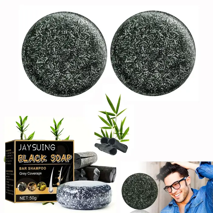 Shampoing réparateur à barre de couverture grise