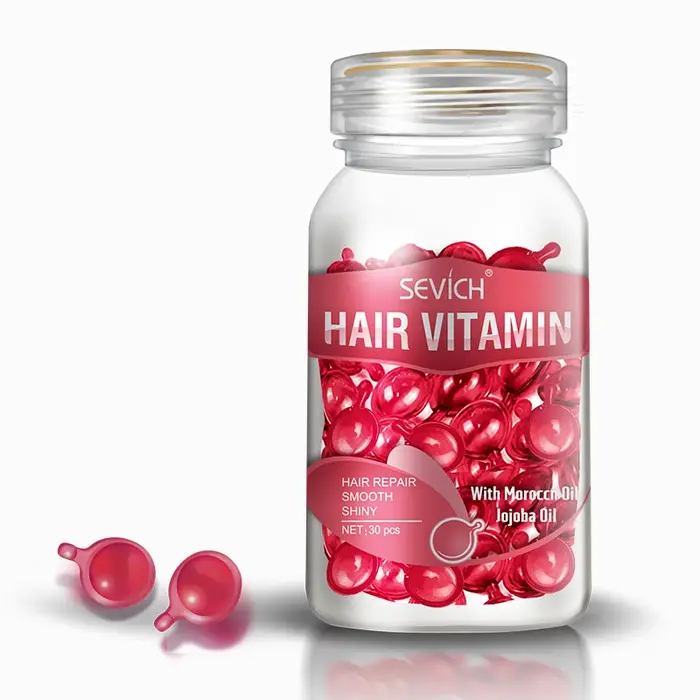 Sevich – sérum capillaire Anti-perte pour cheveux abîmés, huile à base de kératine, Capsule de vitam