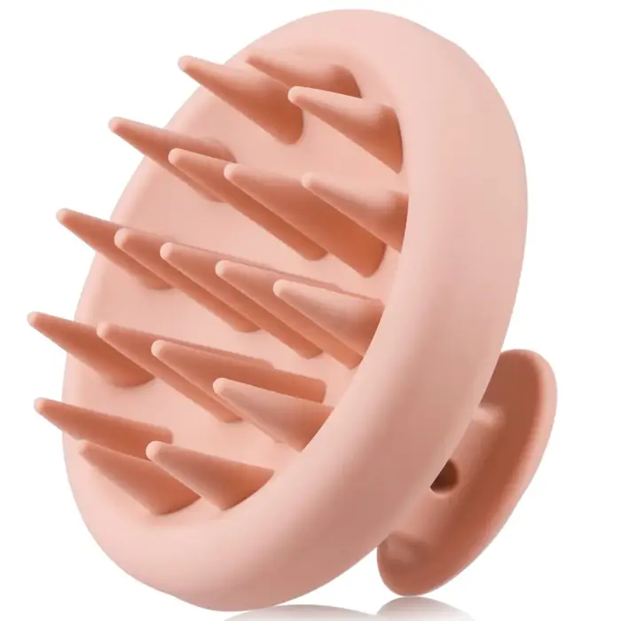 Brosse à shampoing en Silicone, peigne de Massage du cuir chevelu, nettoyage de la racine des cheveu