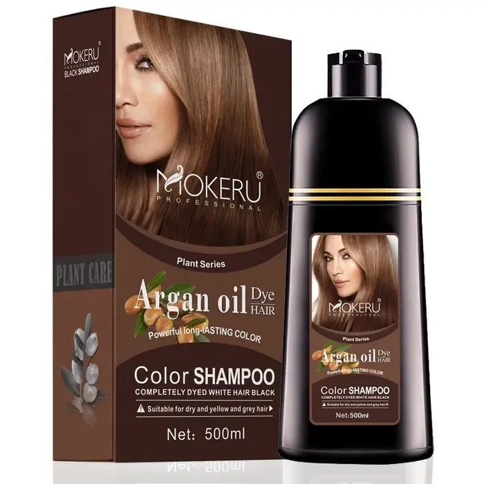 Huile d'argan naturelle pour coloration rapide des cheveux