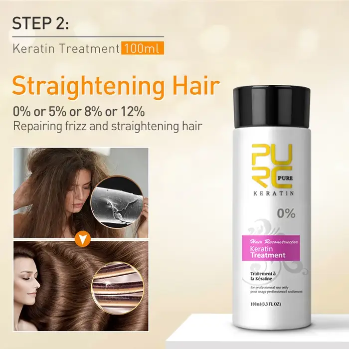 PURC – ensemble de shampoing brésilien à la kératine