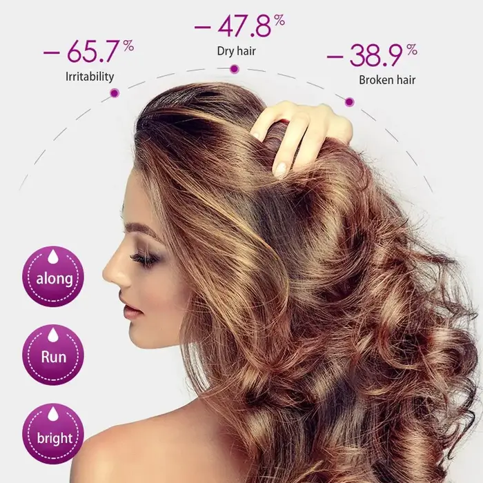 30 Capsules d'Huile Essentielle de Rose pour Cheveux
