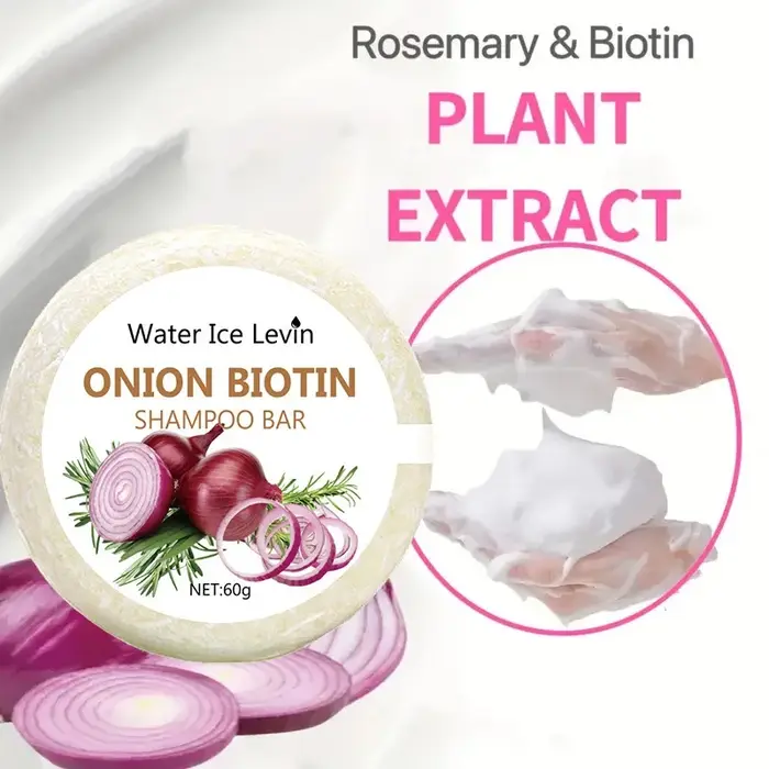 Savon Shampoing à l'oignon et à la biotine - 60 g