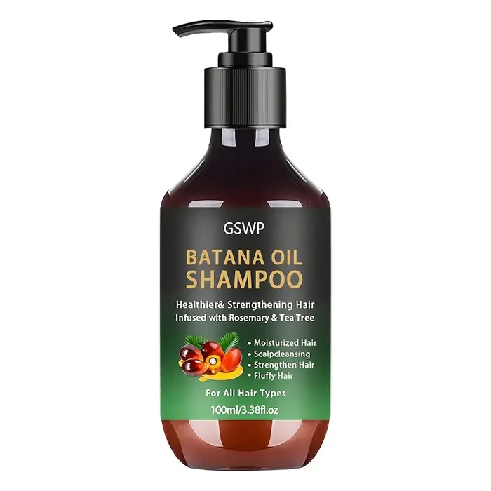 Shampooing GSWP Batana, à la  romarin, nettoie en douceur, hydrate en profondeur, renforce les cheve