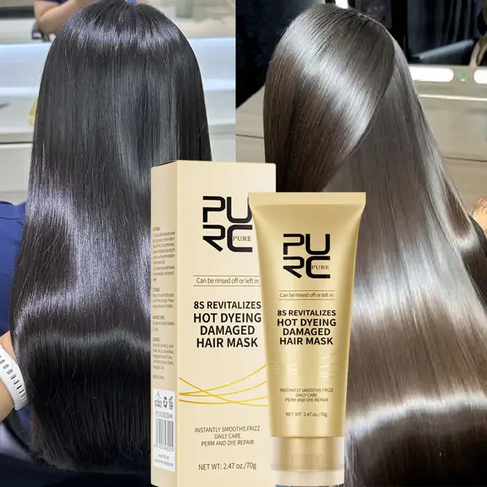 Masque capillaire magique en 8 secondes, traitement à la kératine pour lisser et réparer les cheveux