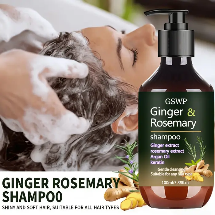 GSWP Shampooing au gingembre et au romarin