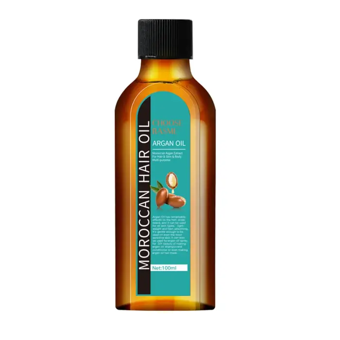 Huile essentielle marocaine pour cheveux épais