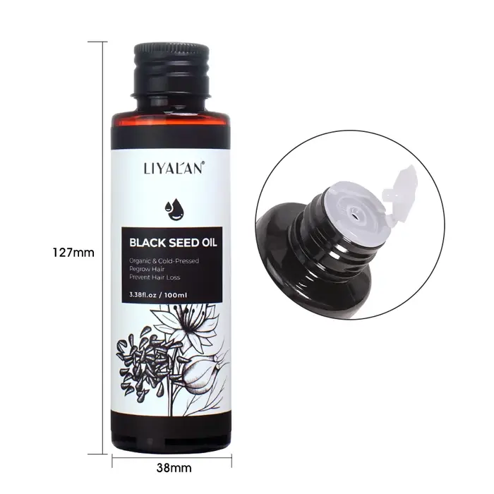 Huile de cumin noir 100 ml pour les soins capillaires