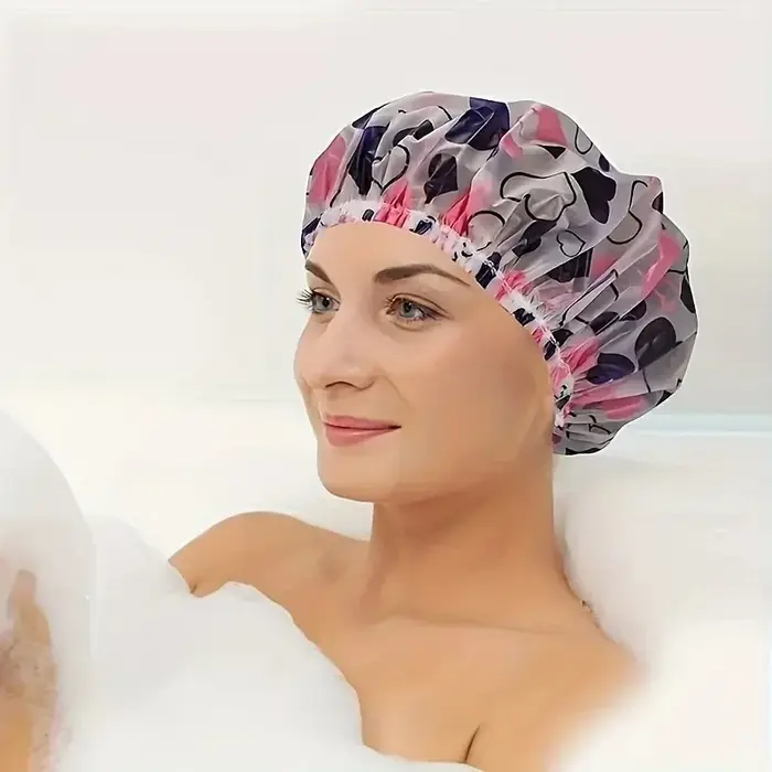 Un bonnet de douche pour prendre