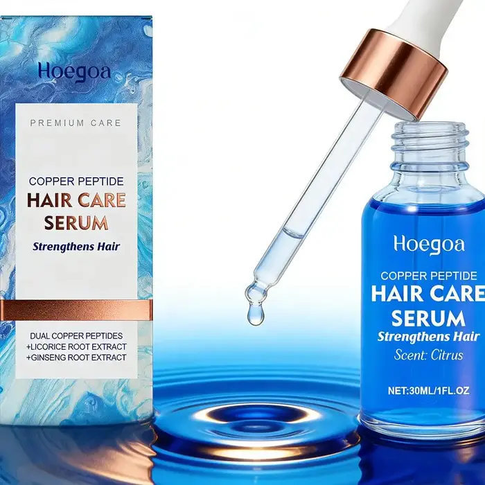 Sérum capillaire au cuivre bleu