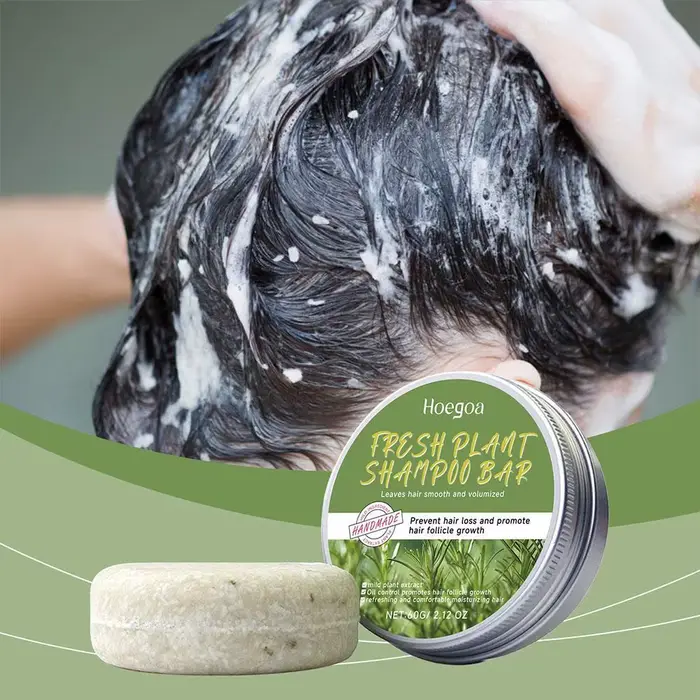 Shampooing au romarin pour cheveux secs et abîmés