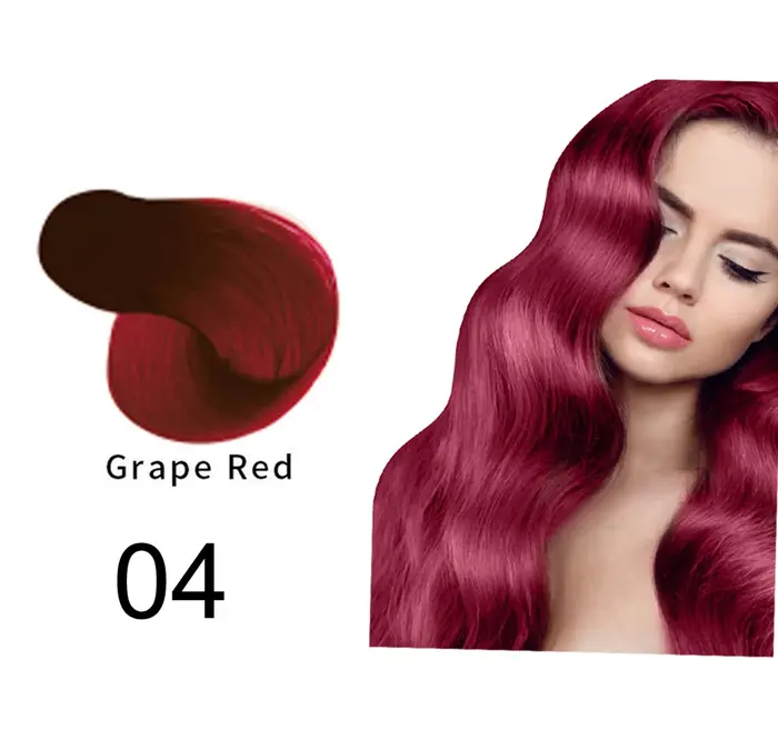Mokeru naturel organique brun couleur de cheveux permanente coloration des cheveux shampooing longue