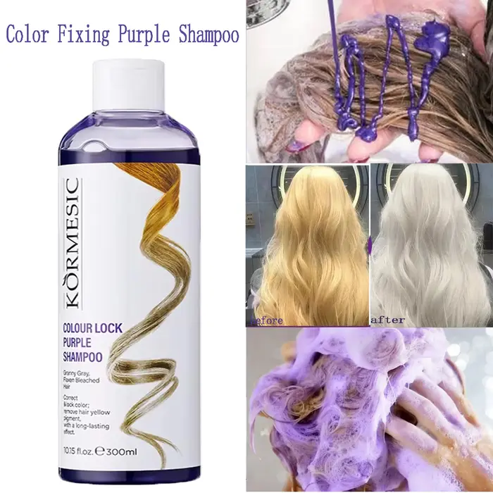 Shampoing violet fixateur de couleur