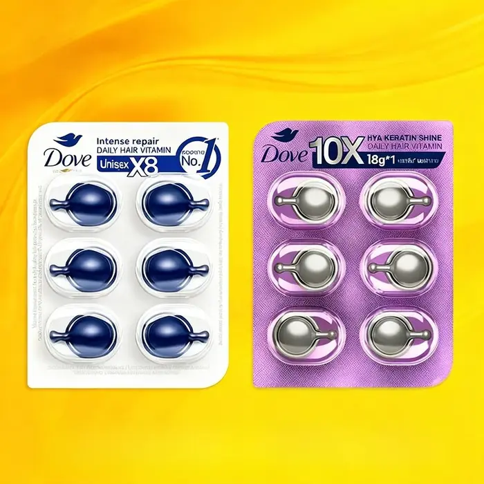 Capsules d'huile capillaire thaïlandaise Dove