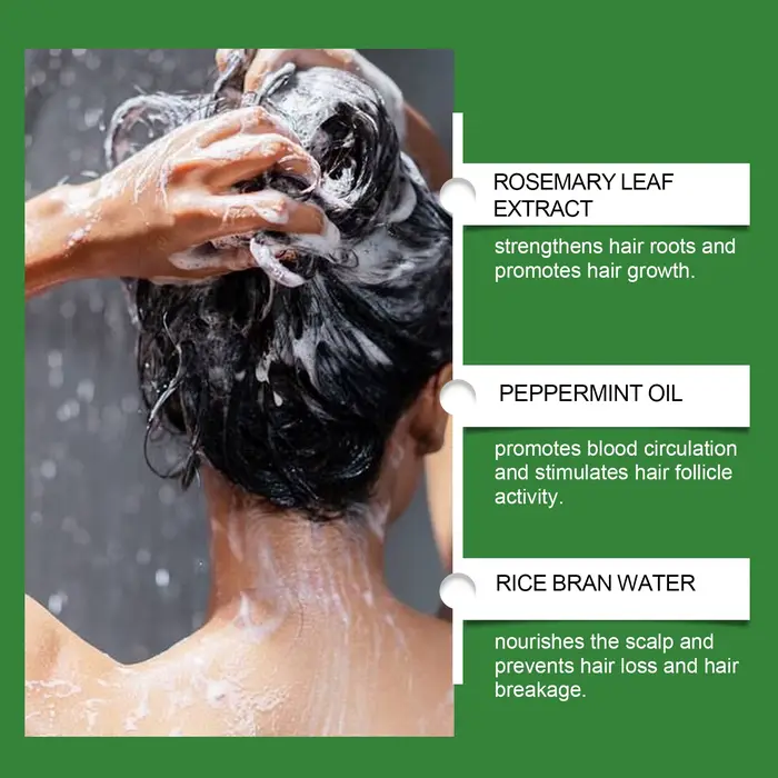 Spray capillaire à l'eau de riz et au romarin avec extrait