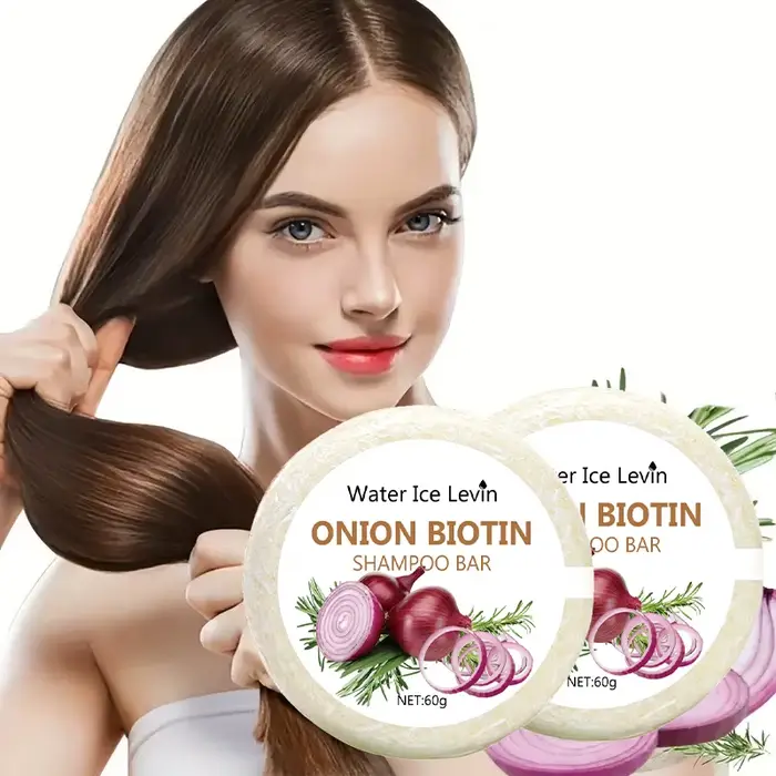 Barre de lavage capillaire à l'oignon et à la biotine - 60g