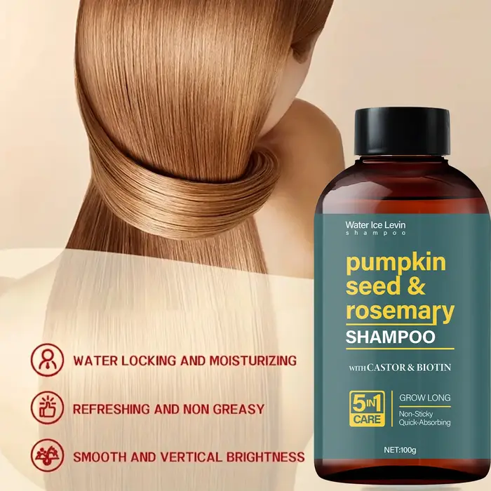 Shampoing à l‘Huile de Graines de Citrouille et Romarin 100g