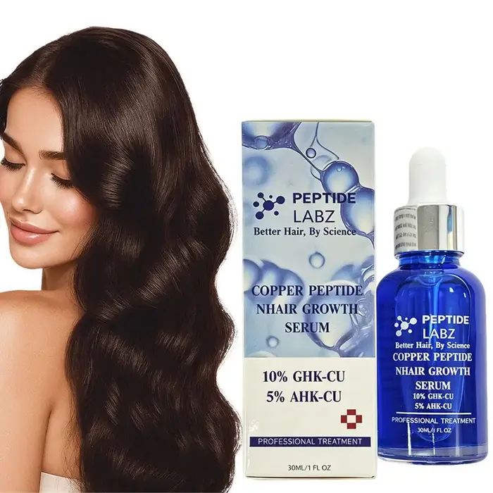 Sérum de croissance capillaire au cuivre Peptide Labz 30 ml