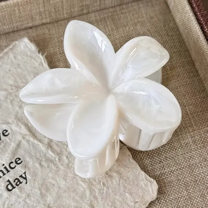 Tyrande – poignée de fleur émoussée, œuf frais et doux, disque arrière de la tête, pince à cheveux e